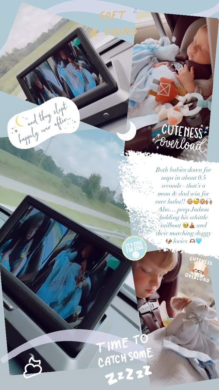 Both babies down for naps in about 0.5 seconds - that’s a mom & dad win for sure haha!! 👶🏼😴👶🏼🙌🏽 Also… peep Judson holding his whittle sailboat 🥹⛵️ and their matching doggy 🐶 lovies 🫶🏽🩵

#LTKTravel #LTKFamily #LTKBaby