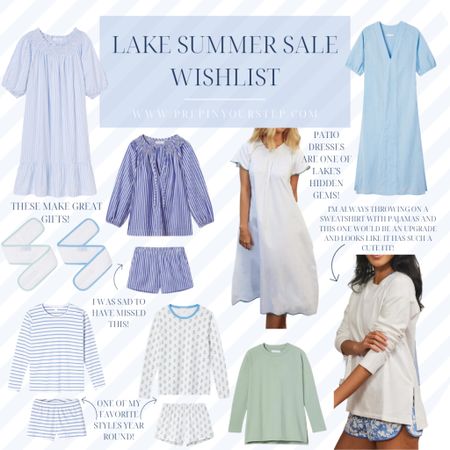 Trying to practice self control, but LAKE’s Summer Sale is full of wishlist worthy items ranging from pajamas to everyday dresses. I’ve shared my favorites as well as size preferences for items I already own at www.PrepInYourStep.com and my wishlist of items! 

#LTKunder100 #LTKsalealert #LTKunder50