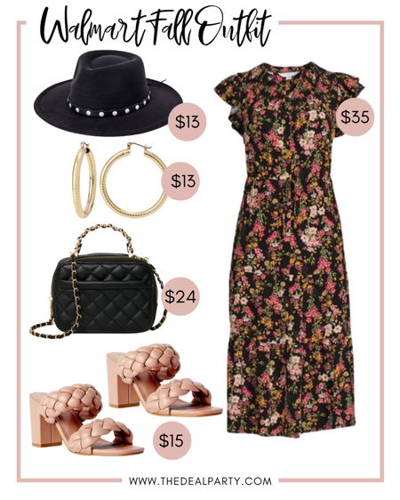 Walmart Fall Outfit | Fall Fashion | Fall Deals | Braided Sandals | Fall Dress | Date Night Look | Date Night Outfit

#LTKunder100 #LTKunder50 #LTKshoecrush