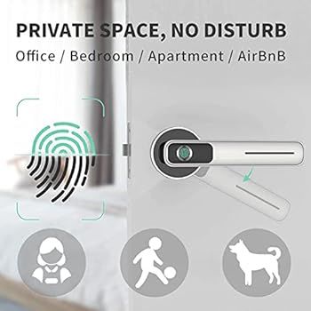 Geek Smart Fingerprint Door Lock - Biometric Door Knob Keyless Entry Door Locks for Homes/Apartments | Amazon (US)