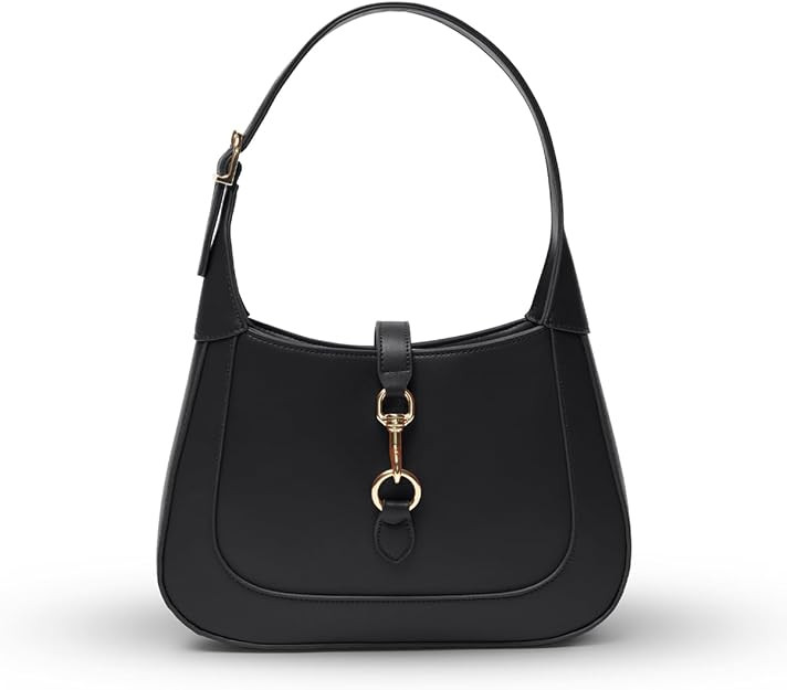 Shoulder Bag for Women, Small Trendy Purse Vegan Leather Adjustable Strap | Amazon (US)