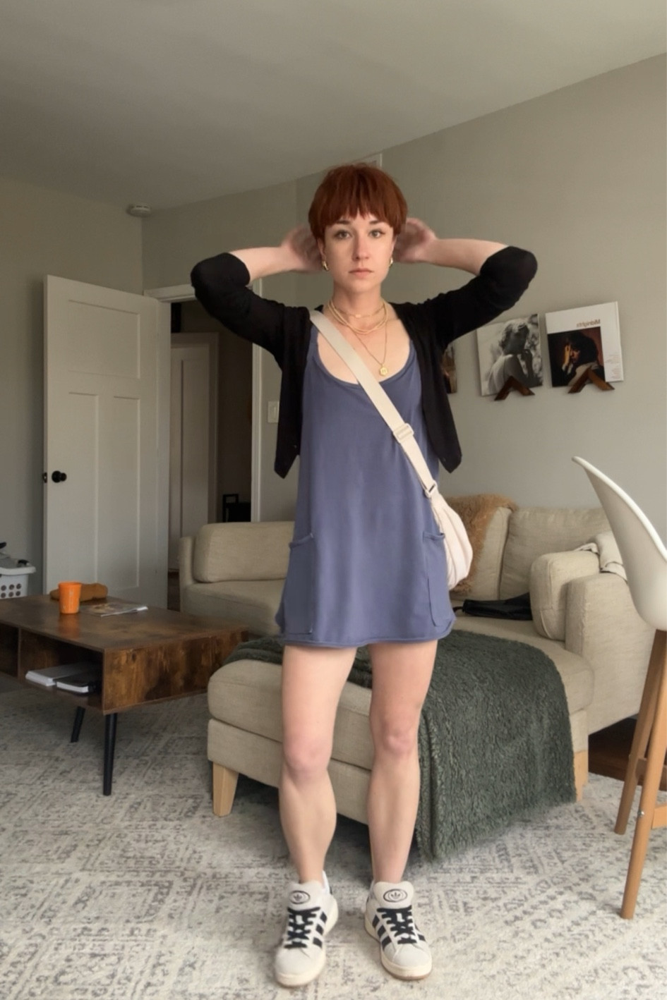 Hot shot dress- xs
Cardigan- xs
Shoes- 6

#LTKActive #LTKshoecrush #LTKfitness