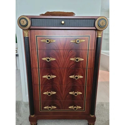 6 Drawer 32.3" W Solid Wood Chest | Perigold