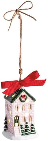 Mud Pie Christmas Christmas House Light-Up Ornament | Amazon (US)