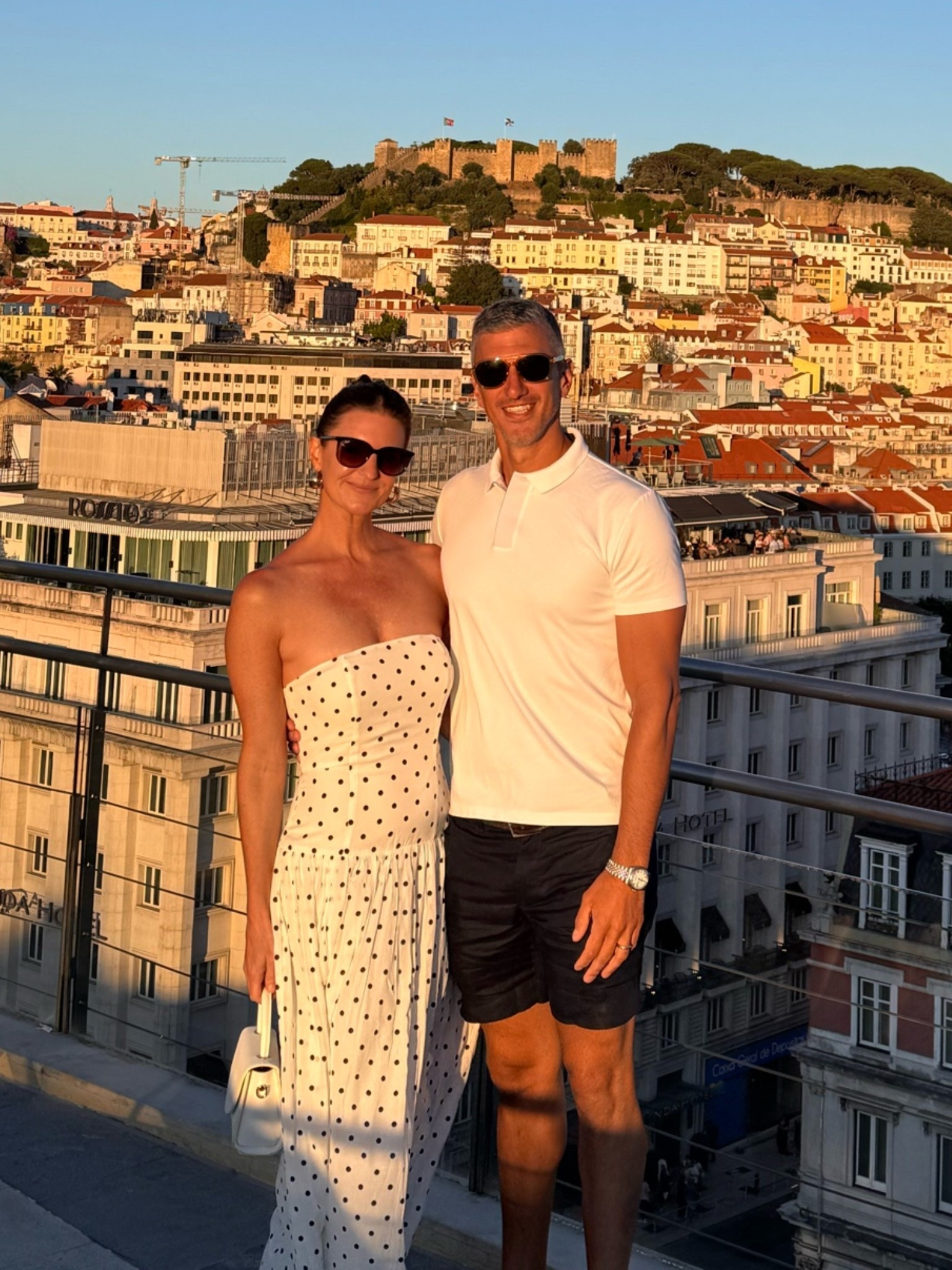 What I wore in Lisbon Portugal Lisboa dinner dress euro summer packing what to wear to Portugal and Spain summer polka dot strapless dress

#LTKootd #LTKTravel