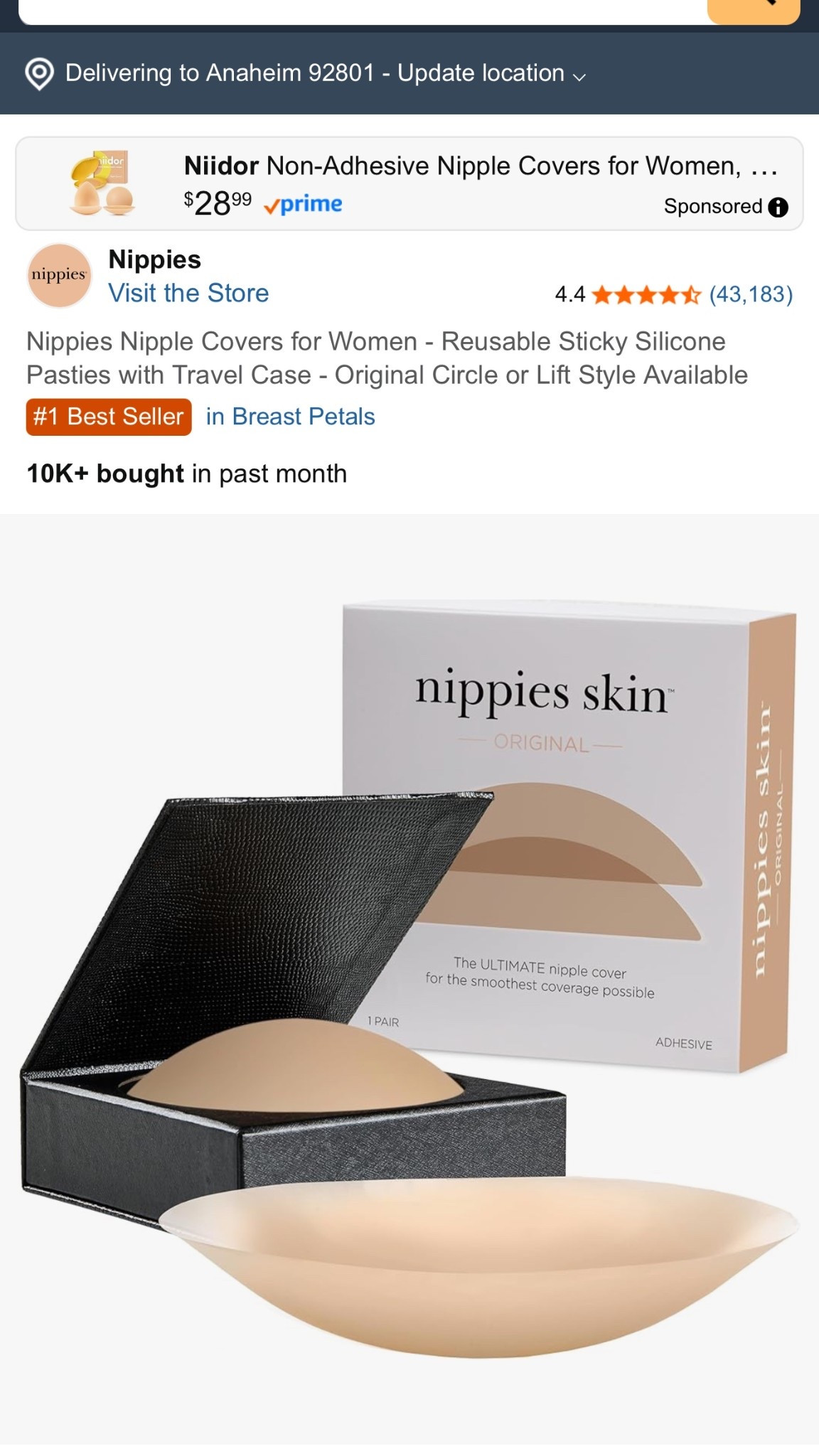 Over 40,000 reviews of these seamless nipple covers for when you’re wearing anything that sheer or would have the vibe ruined by bra straps.

#LTKgrwm #LTKPetite #LTKFestival