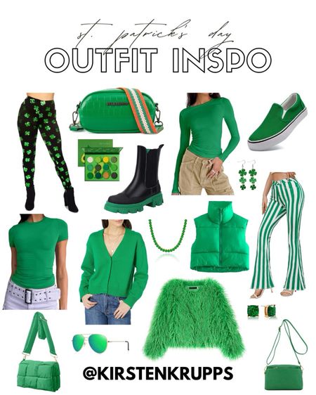 st Patrick’s day outfit inspo ☘️💚🧡🍀

#LTKstyletip #LTKshoecrush #LTKfindsunder50