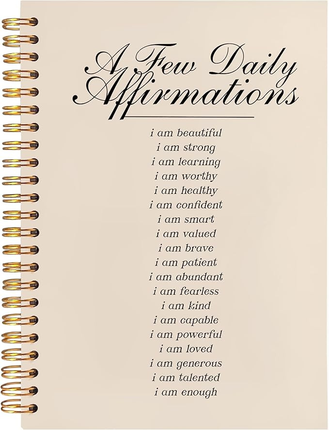 BearCake A Few Daily Affirmations Notebook Journal, Positive Affirmation Gifts for Women, Inspira... | Amazon (US)