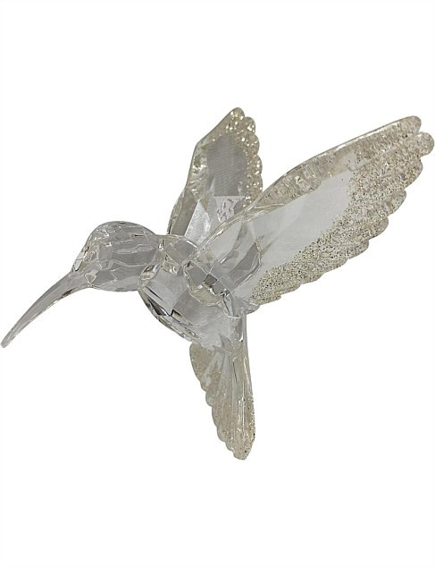 David Jones 9cm Glitter Flecked Hummingbird Ornament | David Jones | David Jones (Australia & New Zealand)