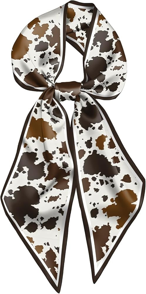 Deokke Head Hair Scarf Neck Silk Feeling Scarves Long Thin Satin Fashion Handbag Cute Decoration ... | Amazon (US)