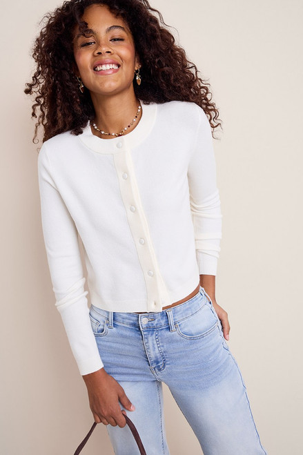 Nina Button Down Cardigan | Francesca's