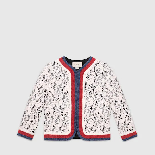 Jersey and lace jacket | Gucci (US)