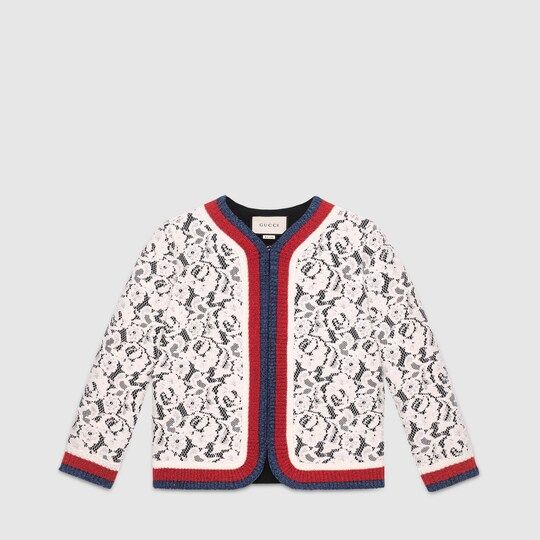 Jersey and lace jacket | Gucci (US)