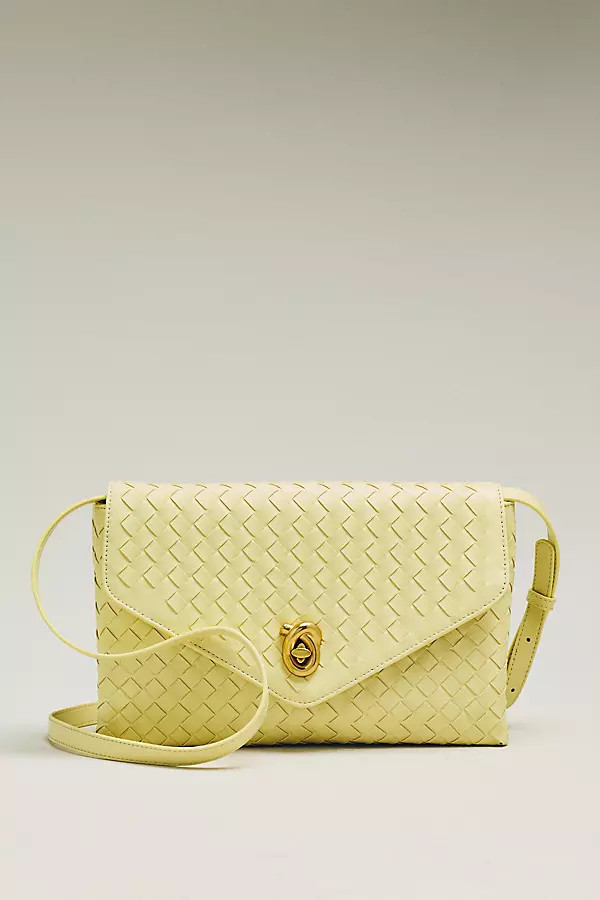 Foldover Woven Clutch | Anthropologie (US)