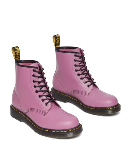 Dr. Martens 1460 - Unisex Boots - Genuine Leather Upper - EVA Foam Footbed - Shock-Absorbing EVA Midsole Muted Purple UK 9 (US Men's 10, US Women's 11) Medium | Amazon (US)