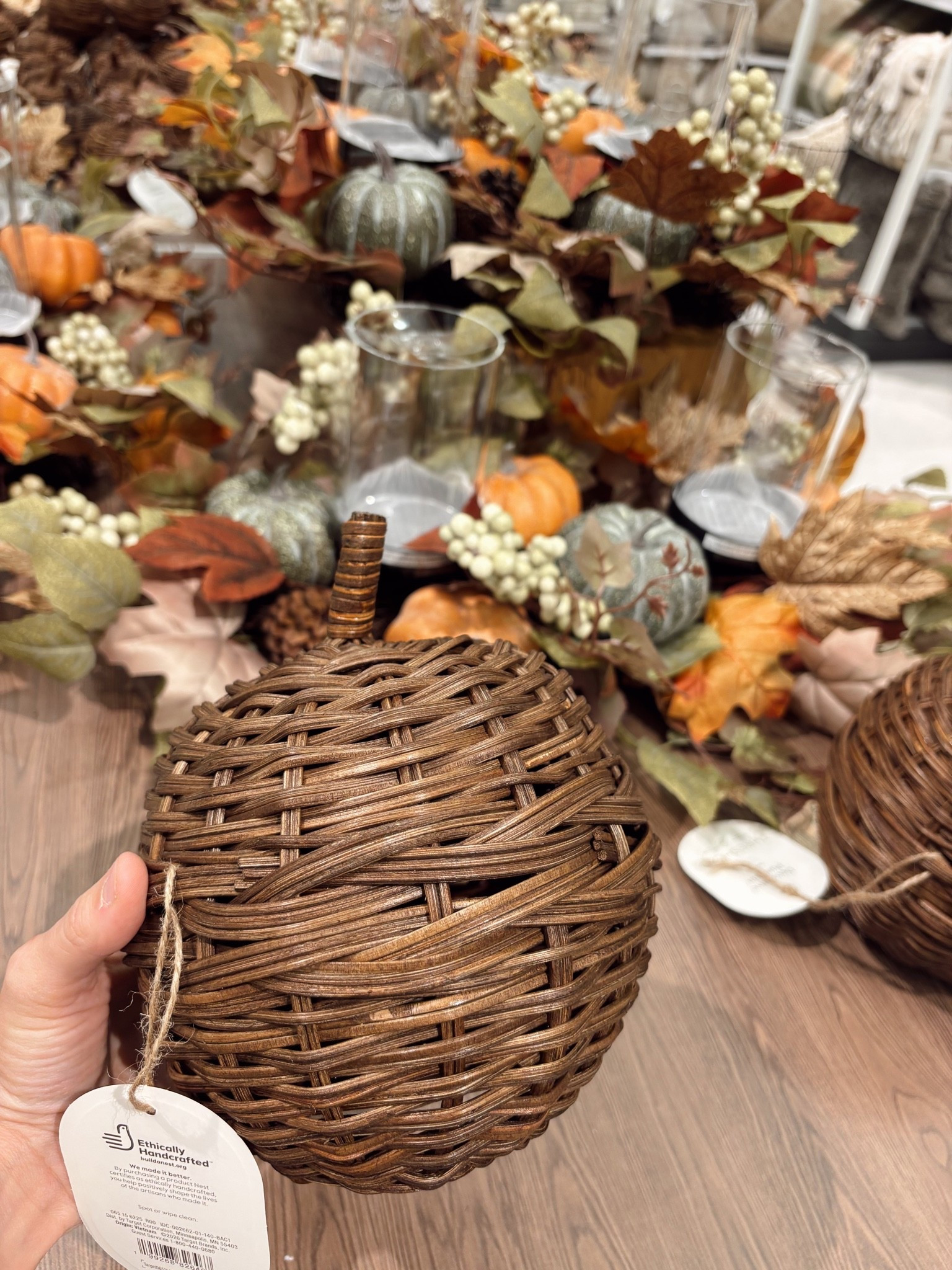 The cutest little fall pumpkin!
