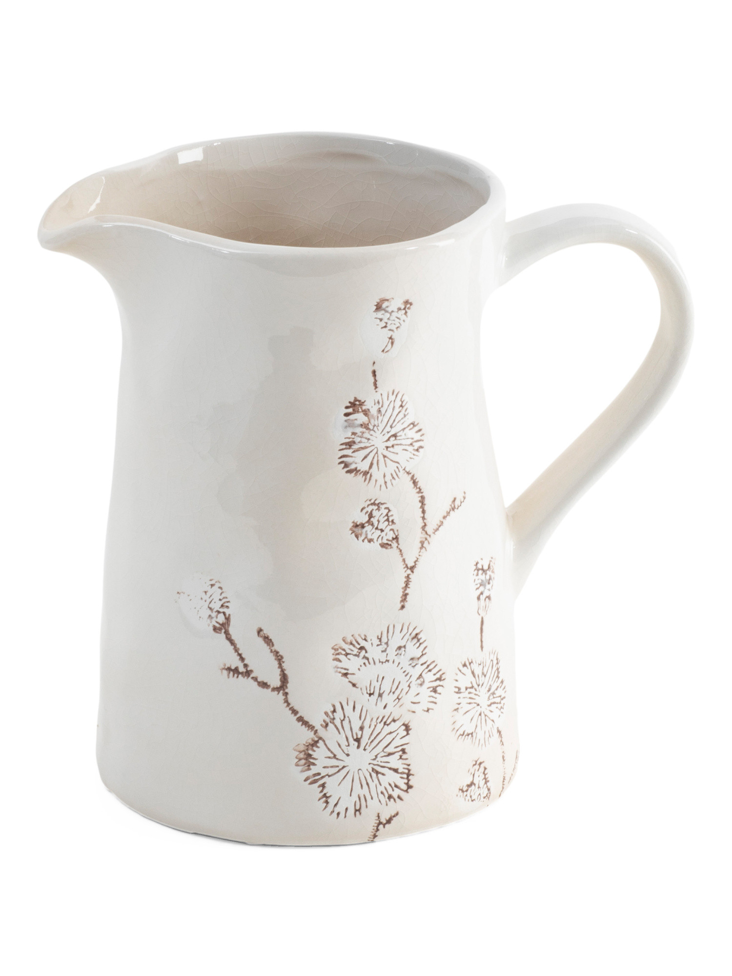 Pitcher With Flowers | TJ Maxx
