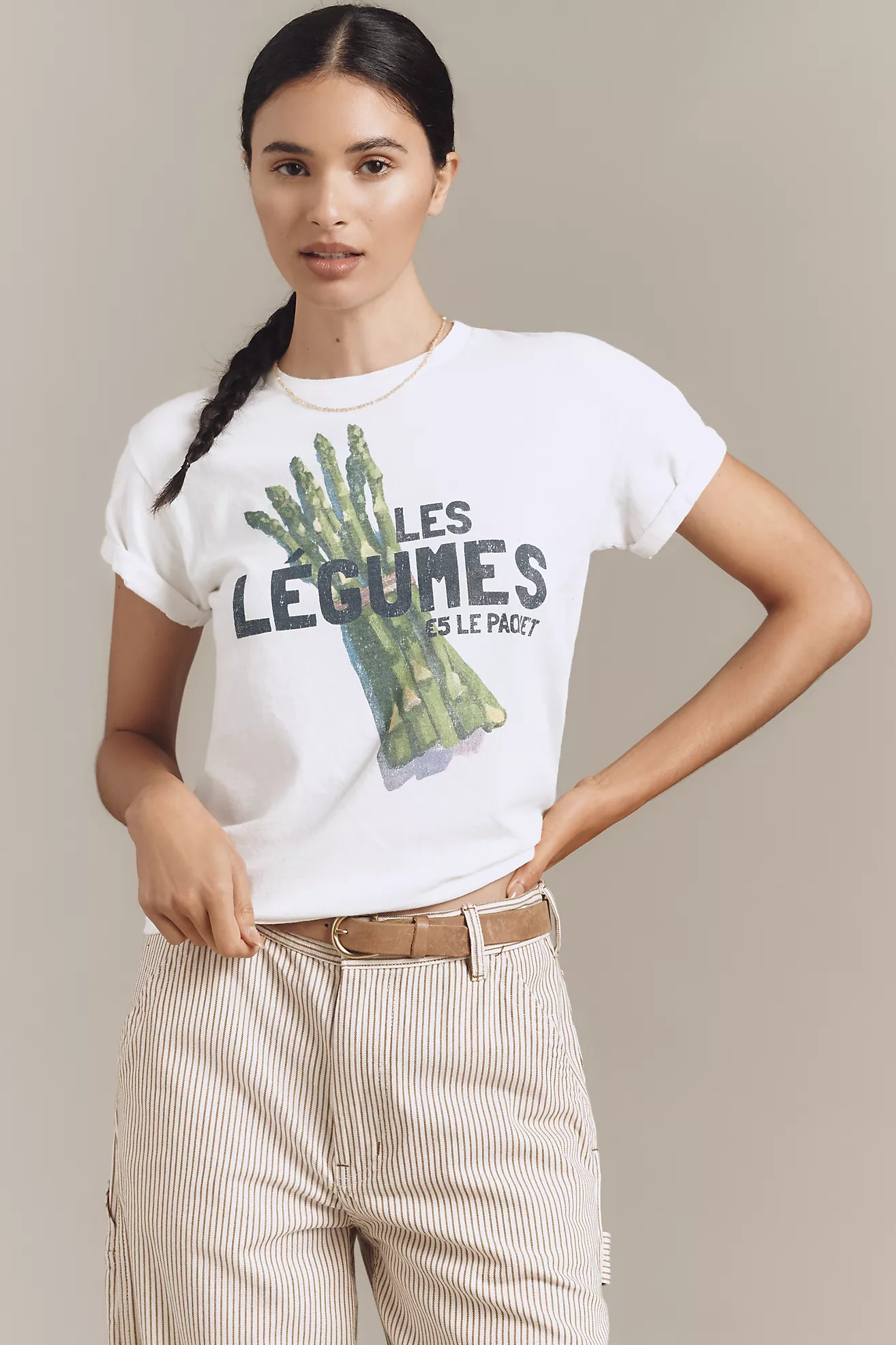By Anthropologie Legumes Graphic Baby Tee | Anthropologie (US)