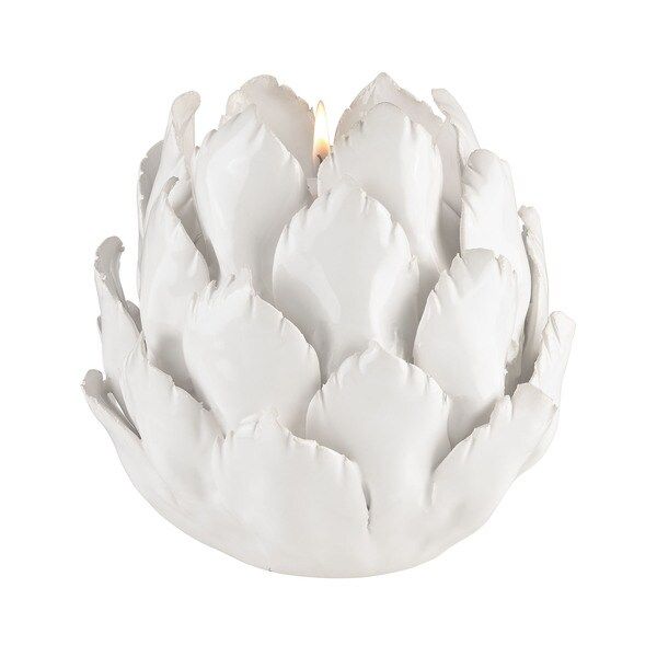 Dimond Home 5.5-inch Ceramic Artichoke Candle Holder | Bed Bath & Beyond