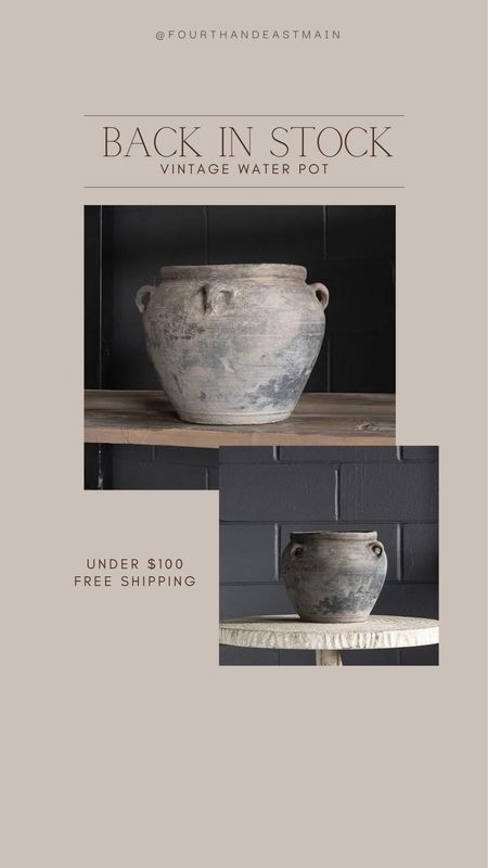 the BEST PRICE you’ll see on a vintage water pot!! back in stock and free ship 

#LTKhome