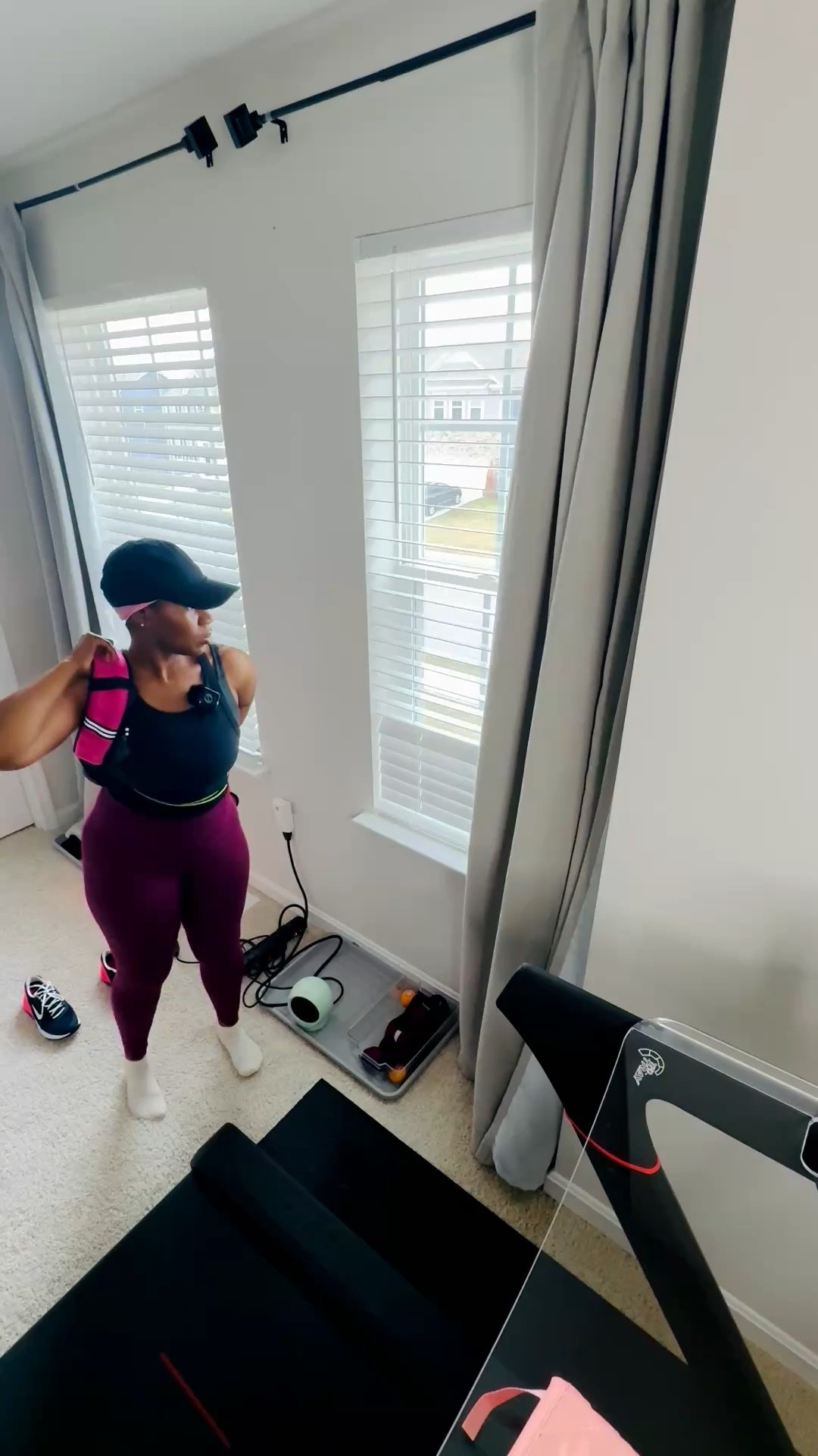 Workout with my weighted vest! 

#LTKActive #LTKfitnessgoals #LTKvlog