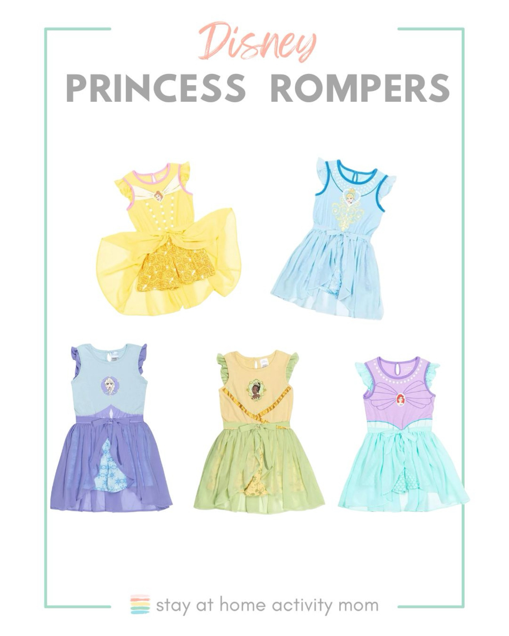 The cuteness of a dress with the comfort of a romper! The princess fan in your life will LOVE these! Comes in toddler up to big girl sizes  

#LTKfamily #LTKkids #LTKtravel
