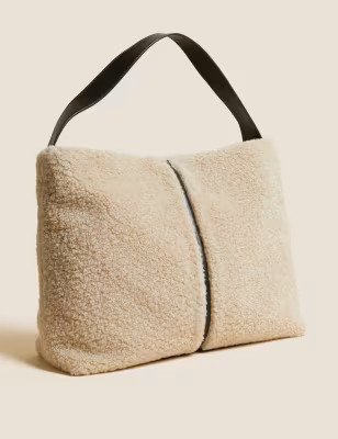 Faux Shearling Shoulder Bag | Marks & Spencer (UK)