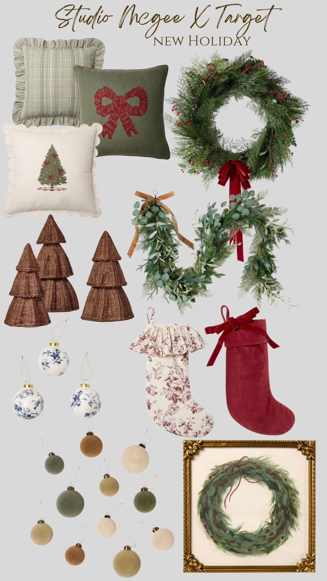 new studio mcgee holiday collection launch, target christmas holidays velvet ornaments holiday 2025 @target

#ltkholiday 

#LTKSeasonal #LTKFindsUnder50 #LTKHome