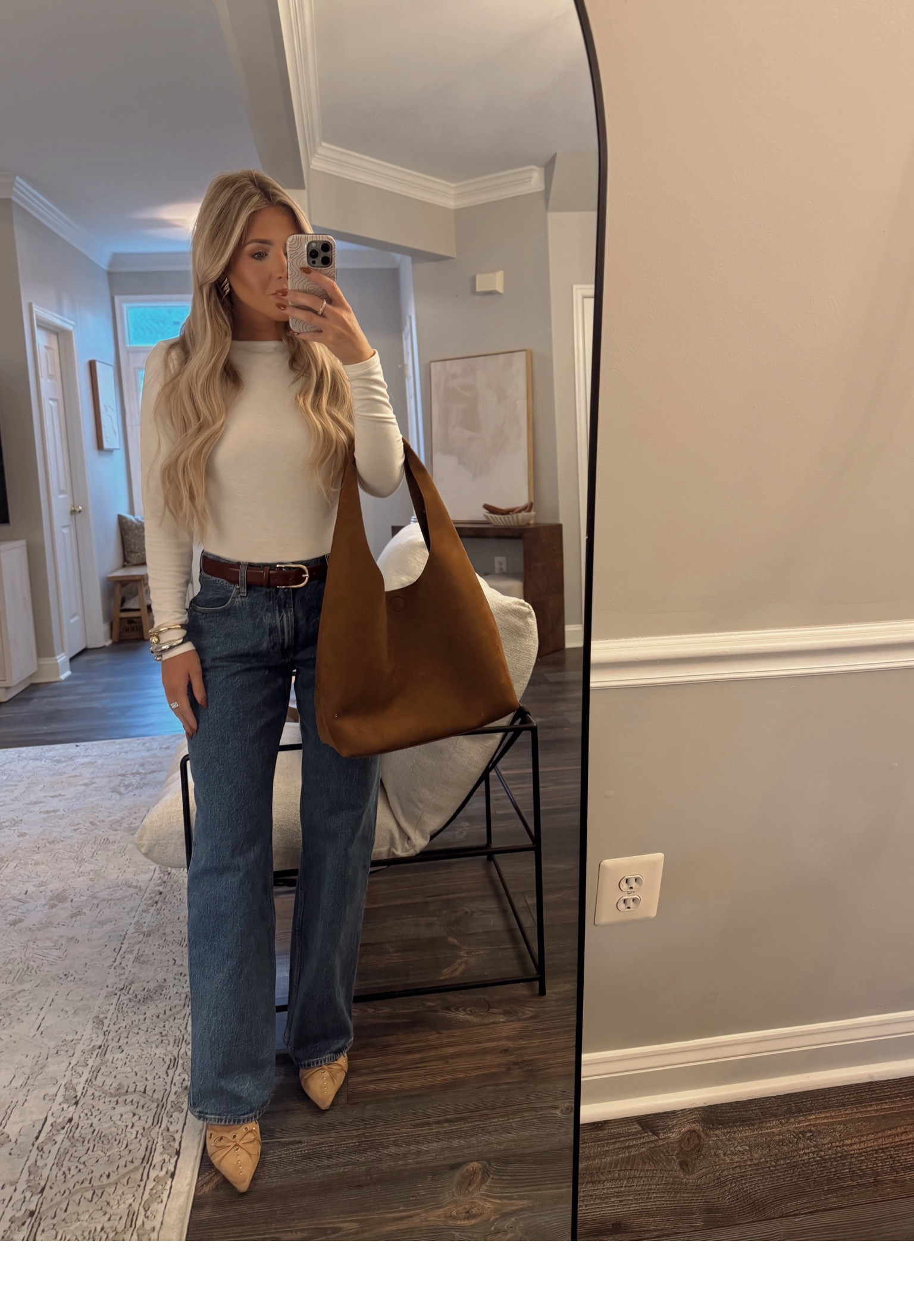 Abercrombie denim sale!! All denim is 30% off plus use code AFKATHLEEN for additional 15% off. Wearing the low rise baggy here and I lovvve them. 

#LTKMostLoved #LTKSeasonal #LTKSaleAlert