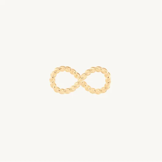 Love Knot Gold Infinity Charm | Catbird