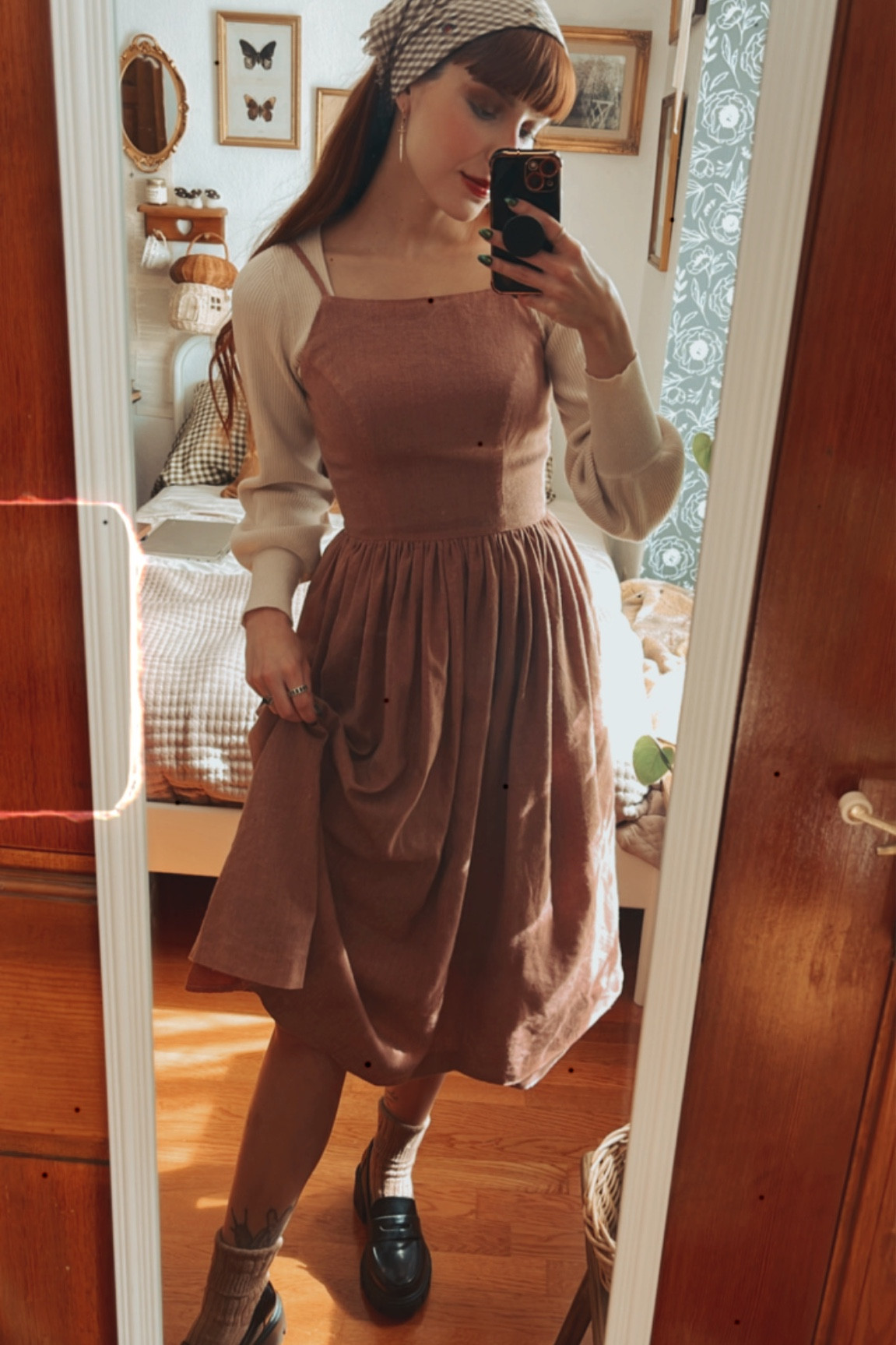 Early Spring OOTD ✨ cottagecore style! Bandana is same brand but the pattern is no longer in stock 😭

#LTKSpringSale #LTKfindsunder50 #LTKSeasonal