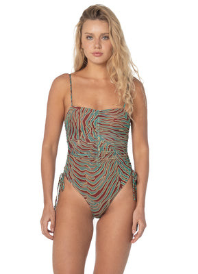 Maaji Zebra Tide Eve Cheeky Cut Classic One Piece | Maaji