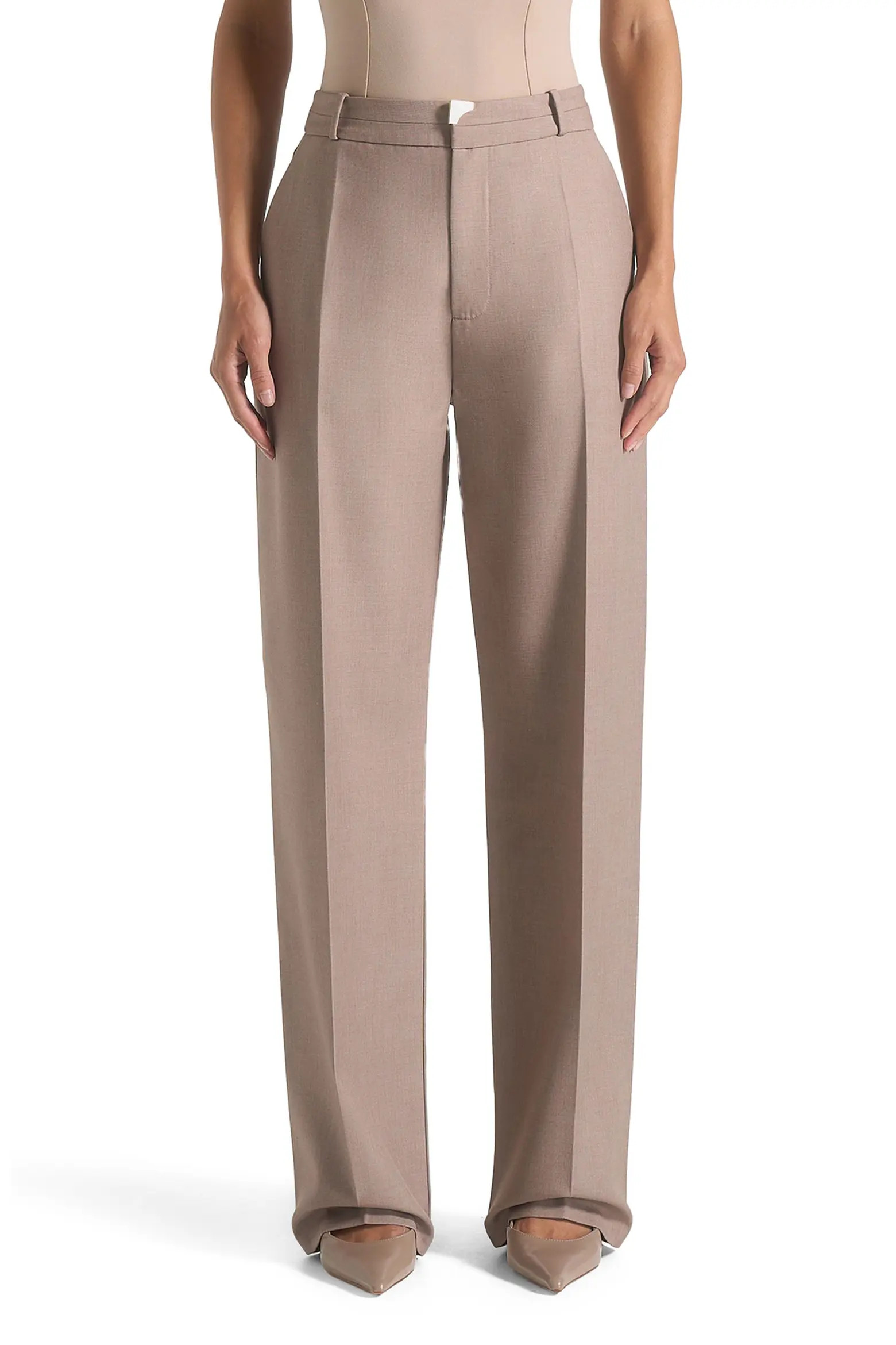 Doria Tailored Trousers With Waistband Detail (Women) | Nordstrom | Nordstrom