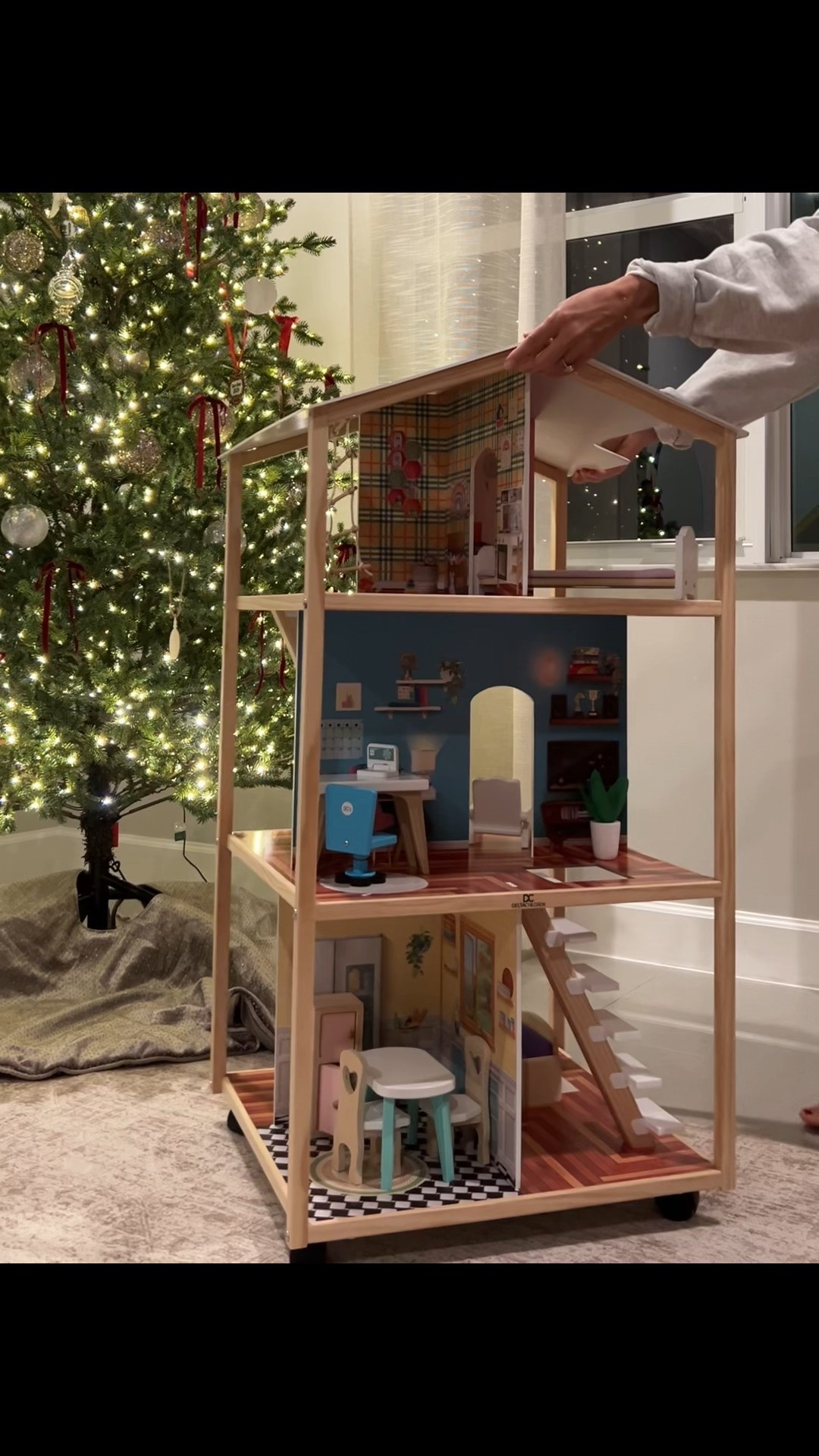 The moveable mansion dollhouse from Delta Children is such a hit this holiday season! It’s on sale for Black Friday! Perfect for the girly girl in your life. It fits 12” size dolls, made of sturdy and thick wood and comes with a ton of cute, wooden doll accessories. It’s also ON WHEELS! 10/10. 

#deltachildren #dollhouse #holiday #giftguide #giftforgirls #dolls #dollaccessories #blackfriday #walmartfind 

#LTKGiftGuide #LTKCyberWeek #LTKKids