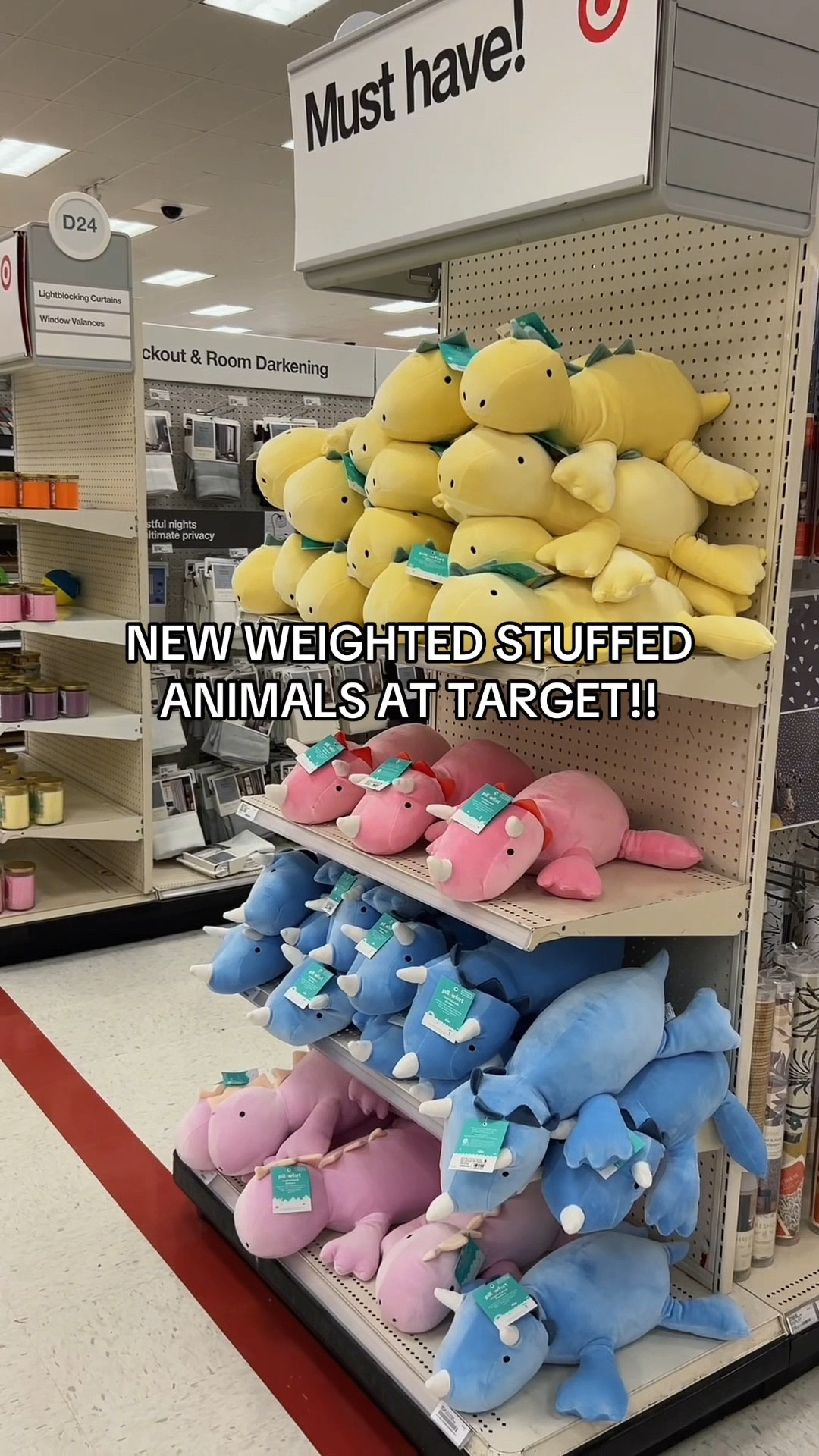 New colors of the viral Target weighted stuffed animals!! These are so cute 🥹

#target #stuffedanimal #targetfinds #toy #home 

#LTKFamily #LTKWatchNow #LTKHome