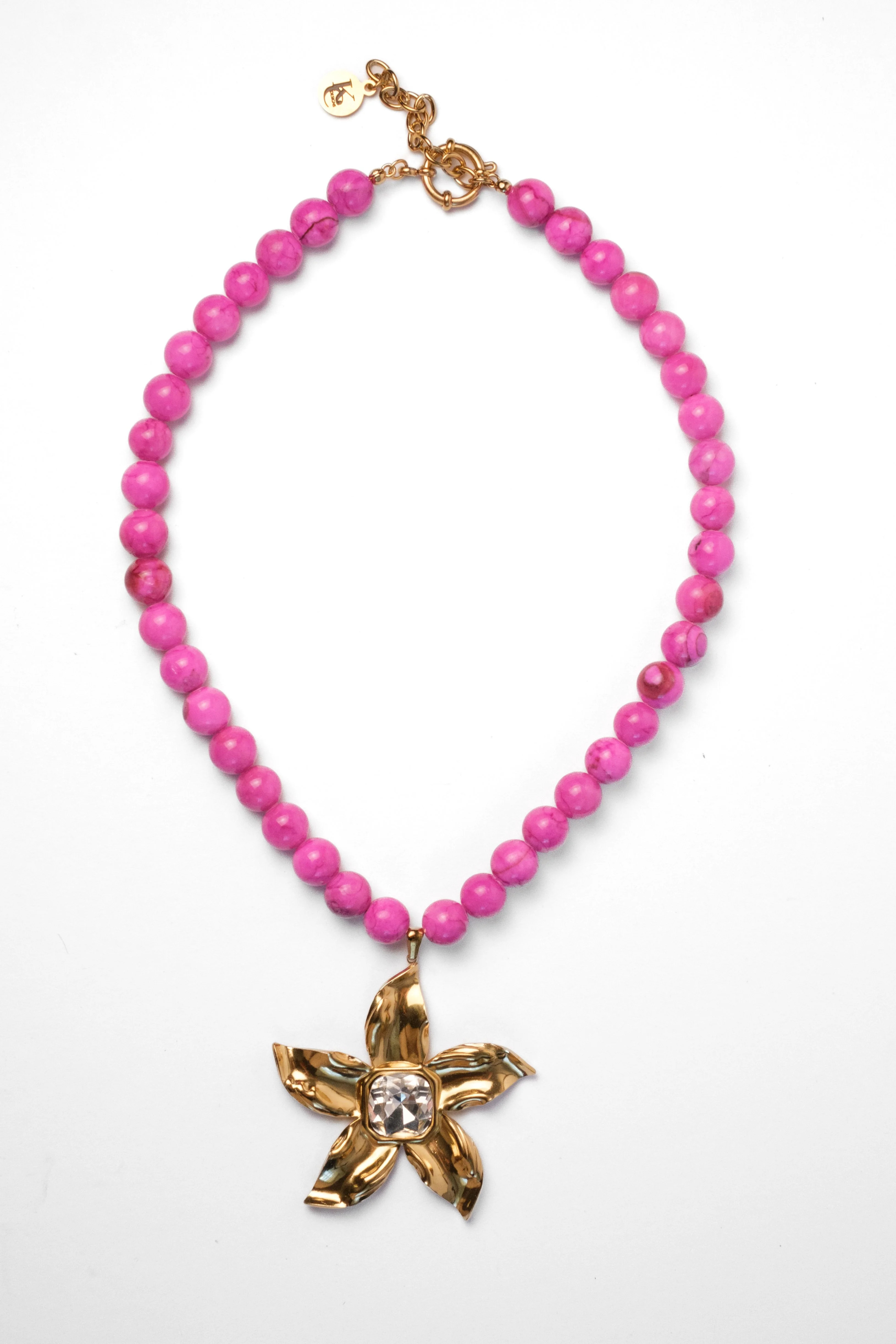 Flower Child Natural Stone Necklace | KC Chic Designs
