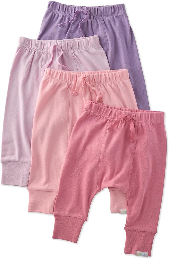 Jordan 4-Pack Jogger Baby & Toddler Pants 100% Organic Cotton Bottoms for Boys & Girls​ | Amazon (US)