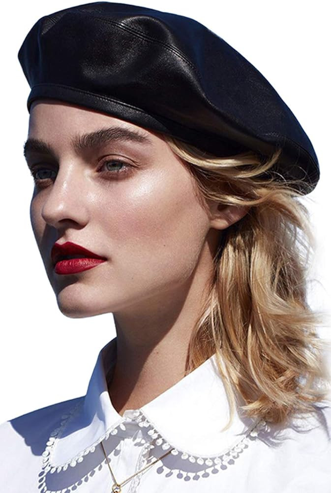 Leather Beret | Amazon (US)