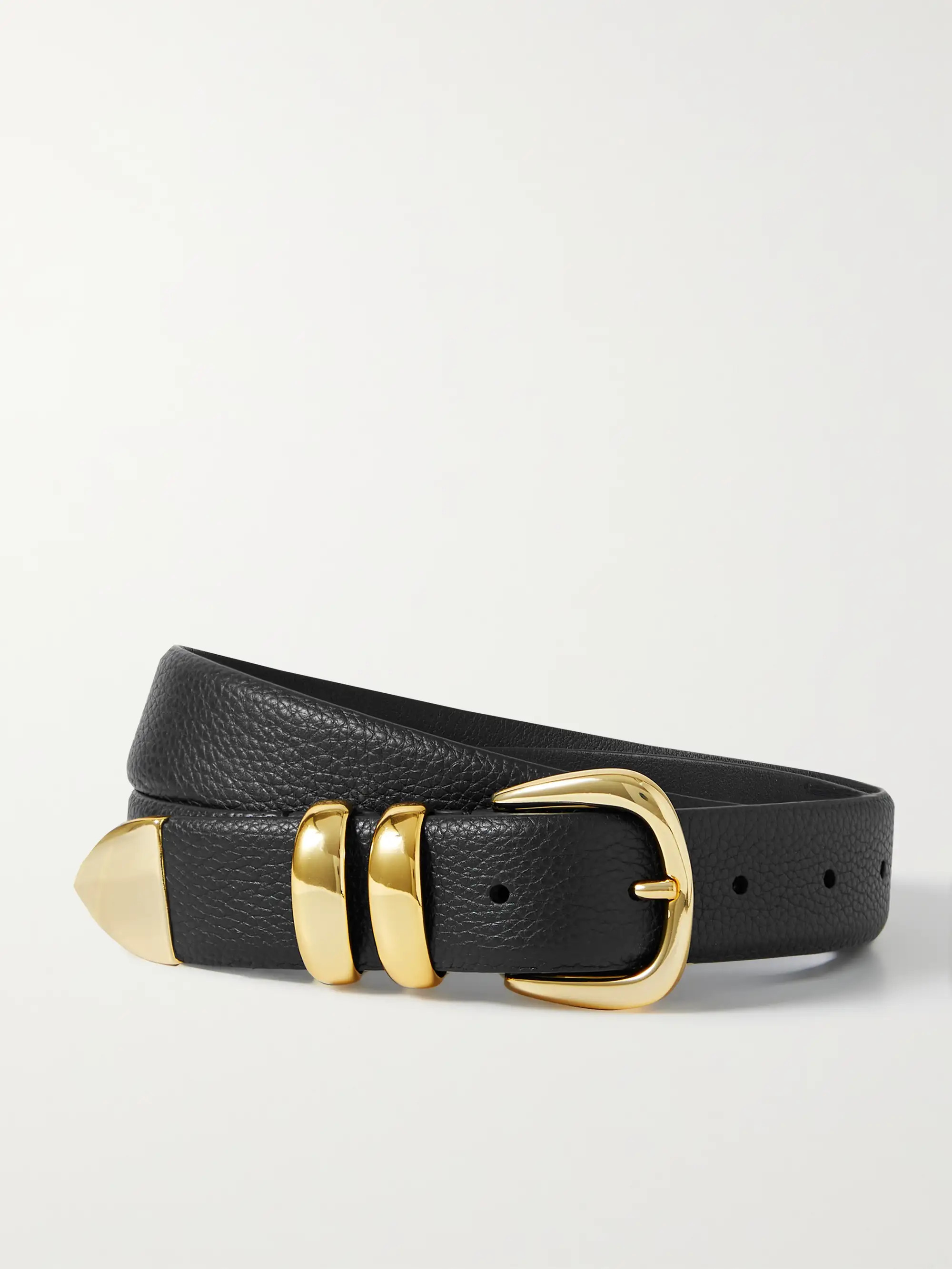 Textured-leather belt | NET-A-PORTER (US)