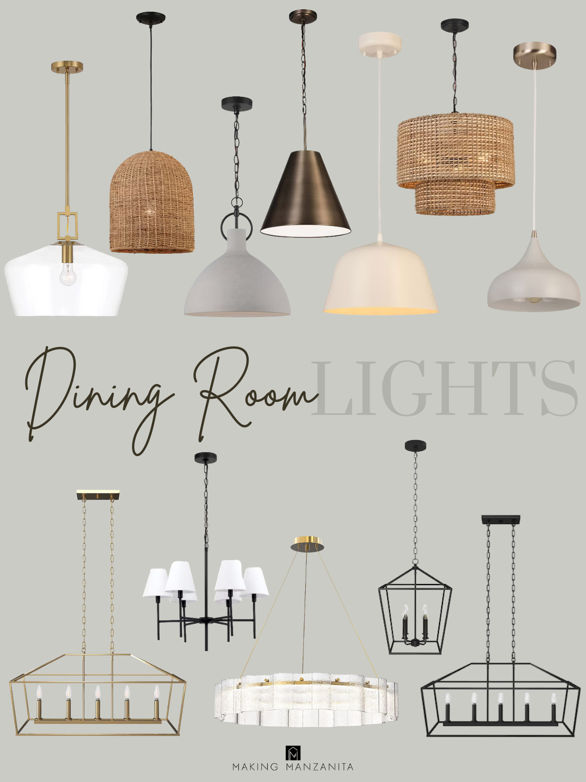 Dining room lighting can totally change the feel of your space—these picks are all about that warm, cozy glow without feeling fussy. Think clean lines, soft finishes, and pieces that work whether your style leans modern, traditional, or somewhere in between. Save this for when you’re ready to swap out that builder-grade fixture 🙌 #diningroom #lighting 

 #LTKHome