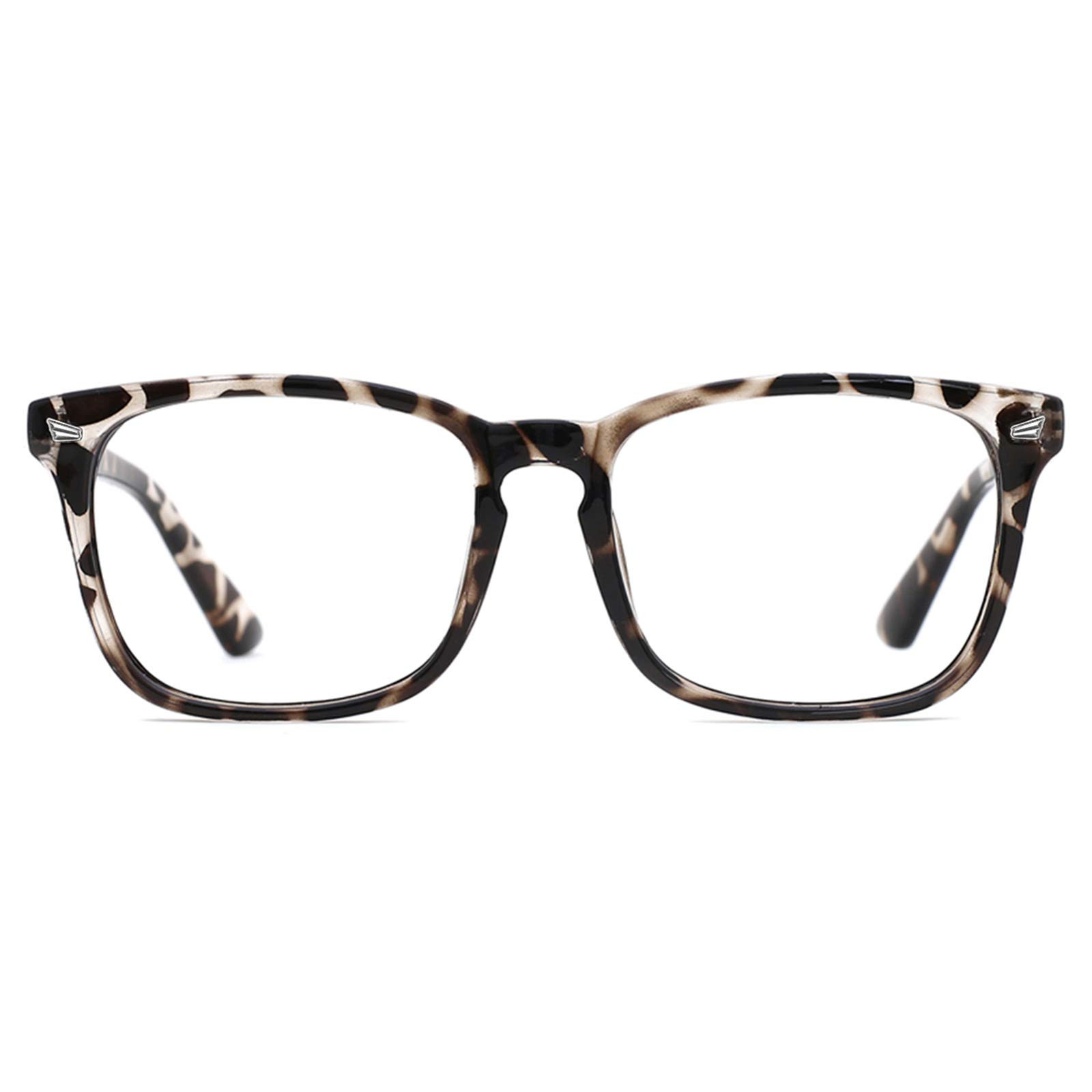 TIJN Blue Light Blocking Glasses for Women Men Clear Frame Square Nerd Eyeglasses Anti Blue Ray C... | Amazon (US)