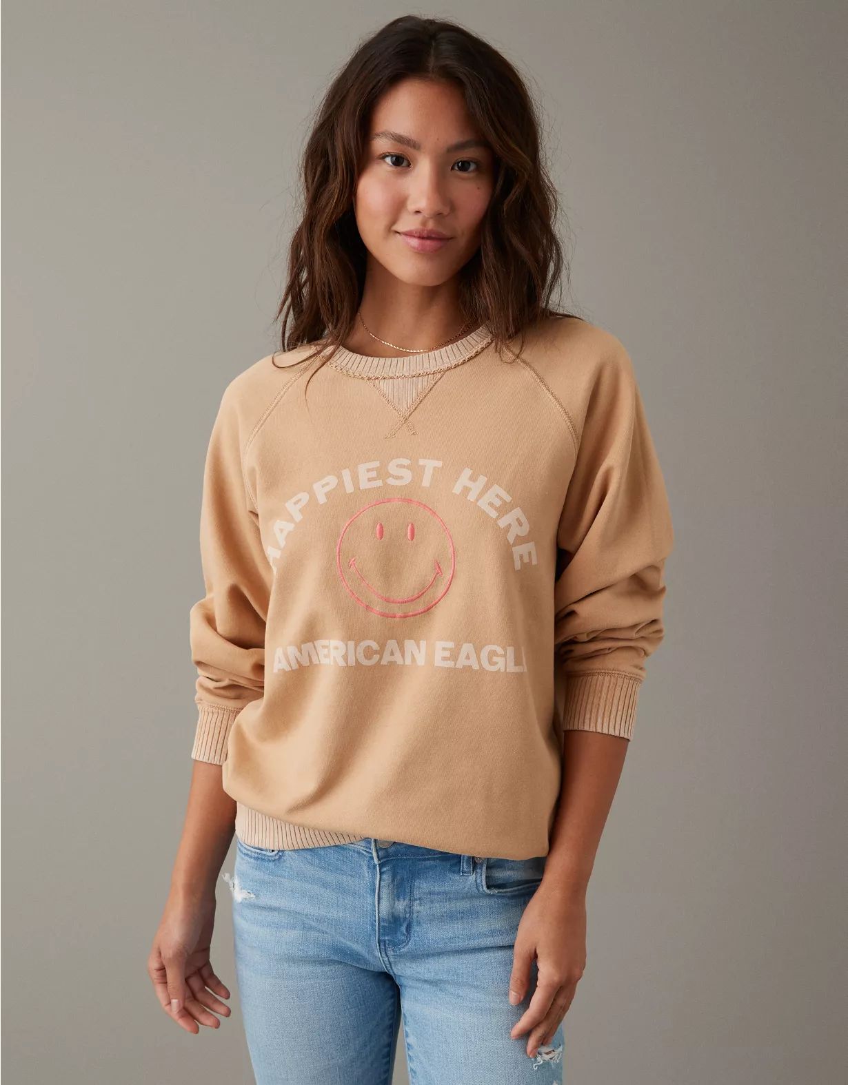 AE Funday Graphic Sweatshirt | American Eagle Outfitters (US & CA)
