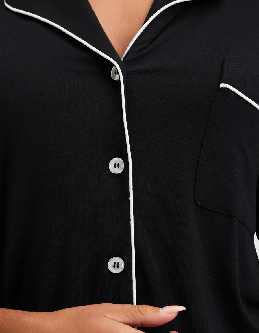 Women's Bamboo Stretch-Knit Short Sleeve & Pant Pajama Set | Cozy Earth