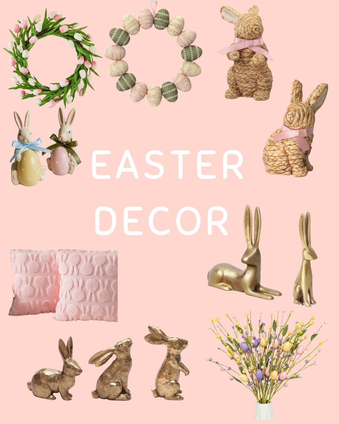Easter decor 🌷 

Spring | decor | home | interior design | Easter | bunny | target | amazon 

#easterdecor #spring #eggs #bunny #home #homedecor #target #amazonhome 

#LTKHome