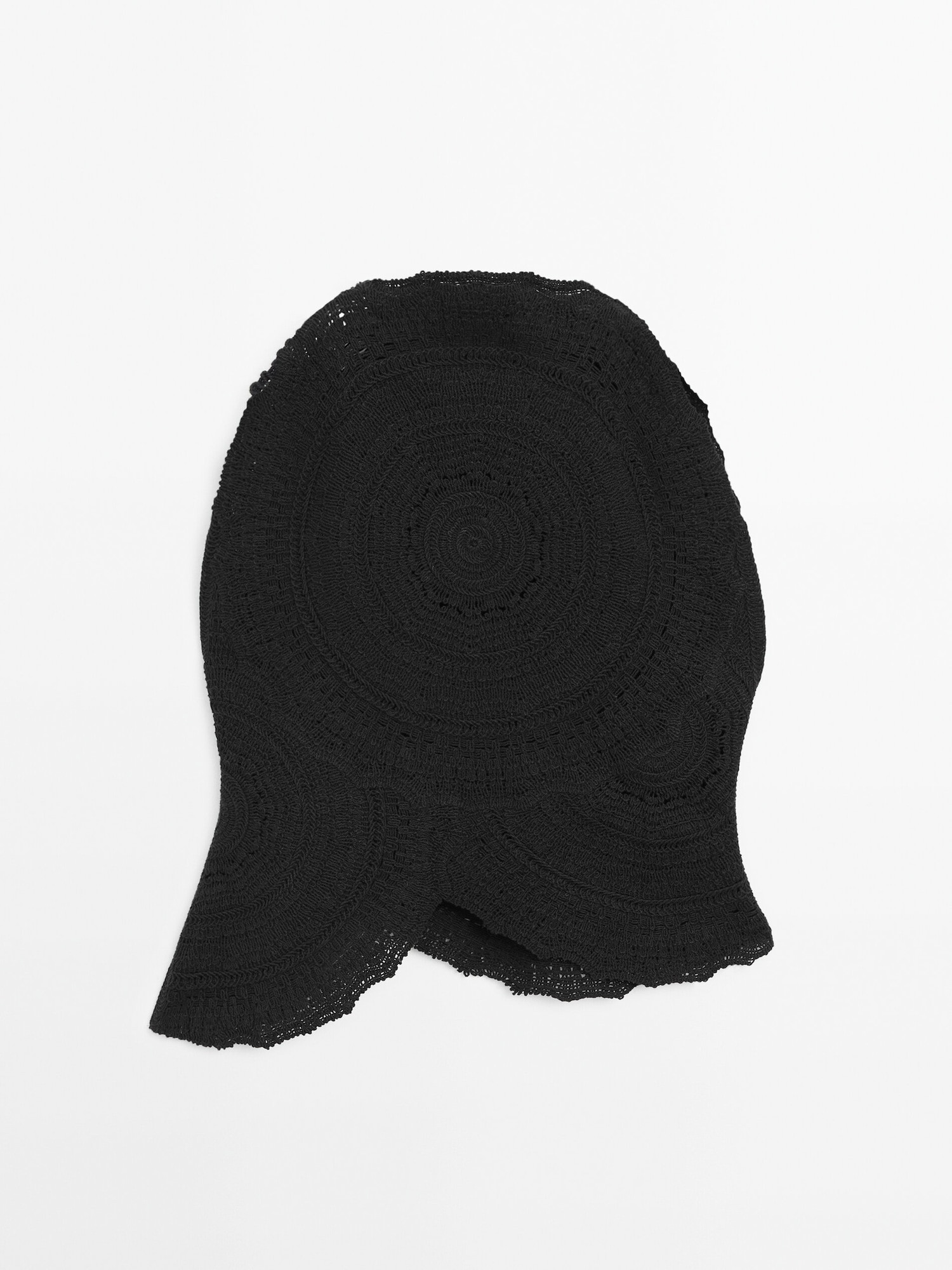 Crochet top with asymmetric hem | Massimo Dutti US