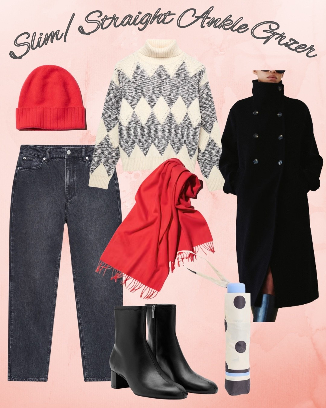 A slim/straight ankle grazer is great for a wet day! Pop an ankle boot in that sits up inside the hem and those jeans will not get wet! Such a versatile denim shape! 

#LTKstyletip #LTKwinter #LTKjeans