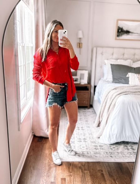 Memorial outfit idea / Fourth of July outfit idea

Wearing tts small in top
Size 28 shorts
Sneakers tts 



#LTKSeasonal #LTKFind #LTKstyletip