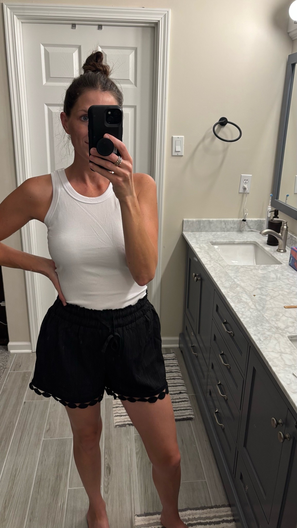 $9 shorts. I have this tank in three colors!

#LTKootd #LTKActive #LTKSaleAlert