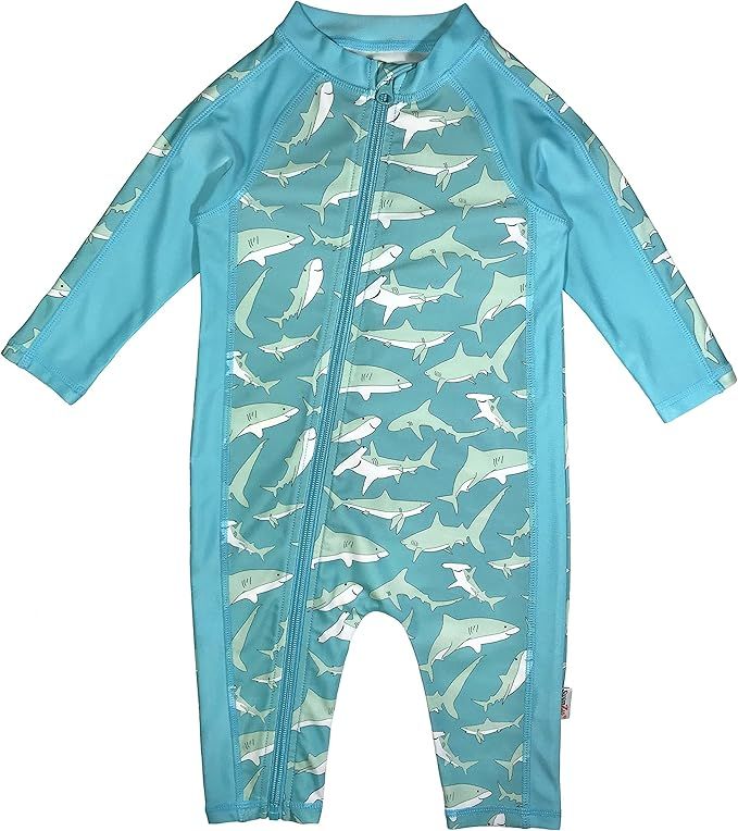 SwimZip UPF 50+ Boys Long Sleeve Sunsuit (Multiple Colors) | Amazon (US)