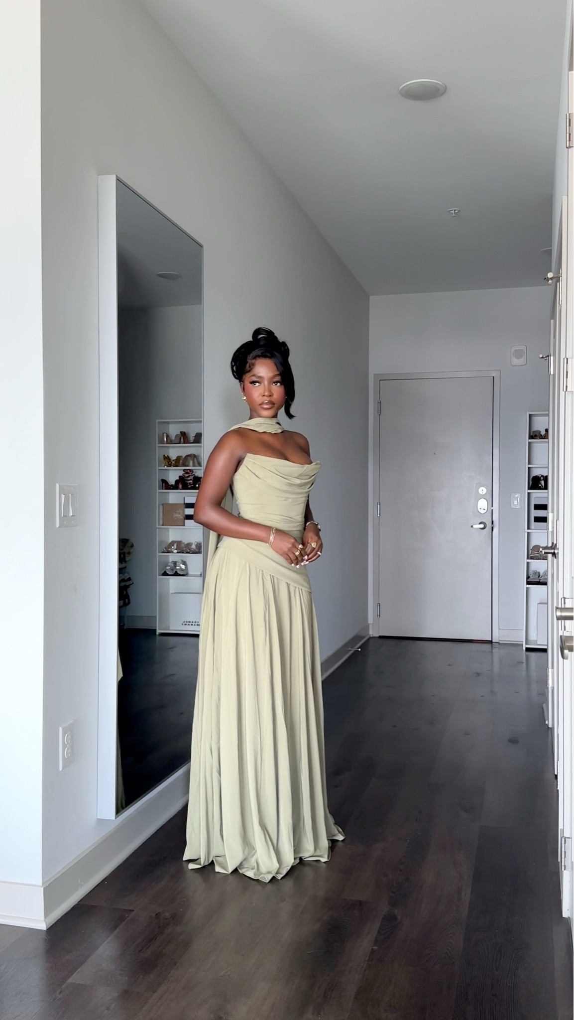 babyboo patricia in sage 
wearing size smalll

#LTKWedding #LTKOver40 #LTKBeauty